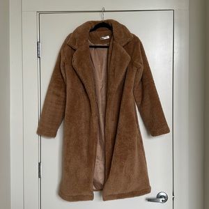 Camel Teddy Coat